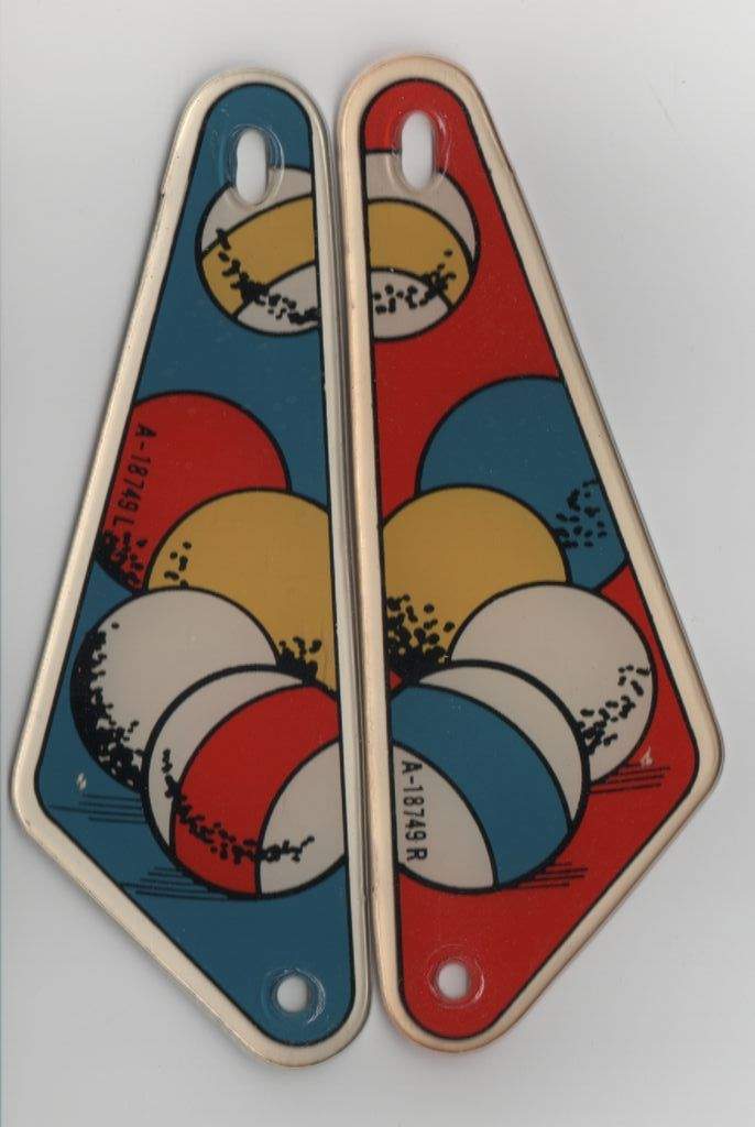 Pinball Pool (Gottlieb, 1977) Plastics A