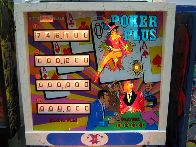 Poker Plus (Recel, 1977) Backglass