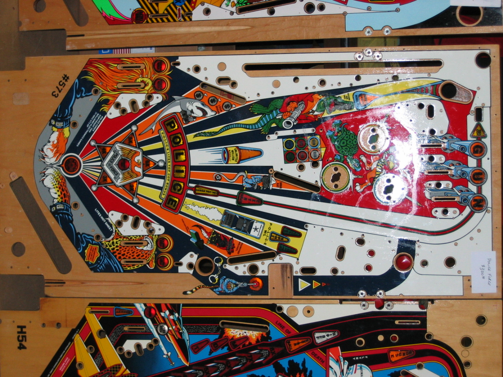 Police Force (Williams, 1989) Playfield Bare