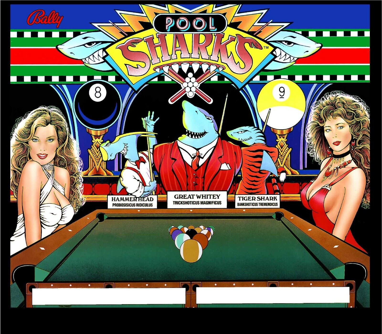 Pool Sharks (Bally, 1990) BG