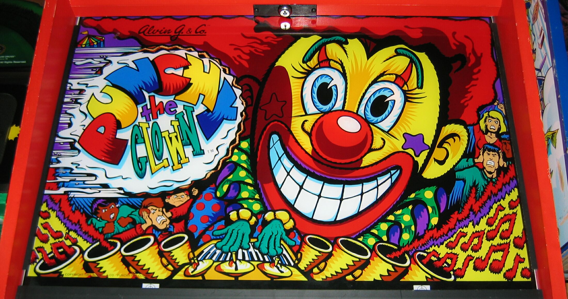 Punchy the Clown (Alvin G., 1993) Backglass