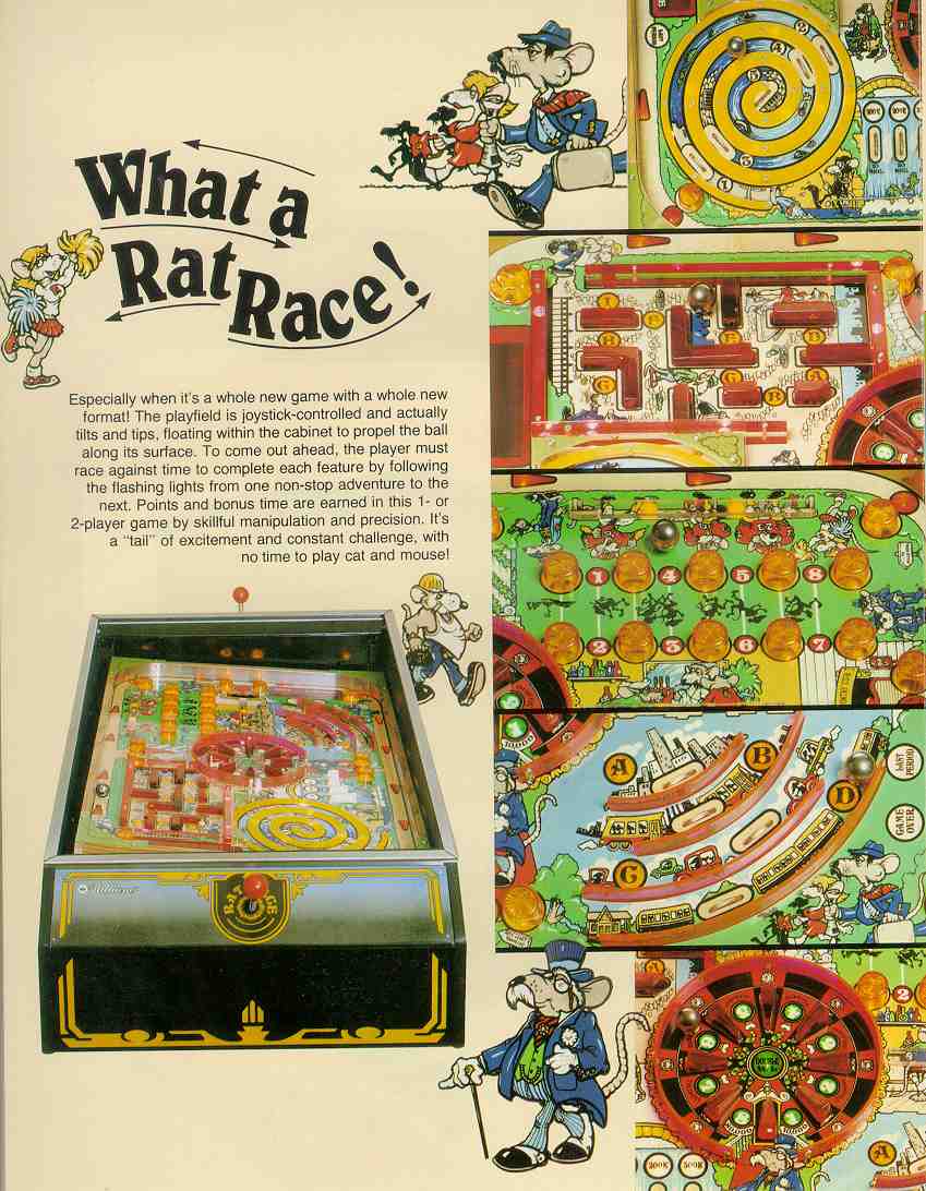Rat Race (Williams, 1983) Flyer p2