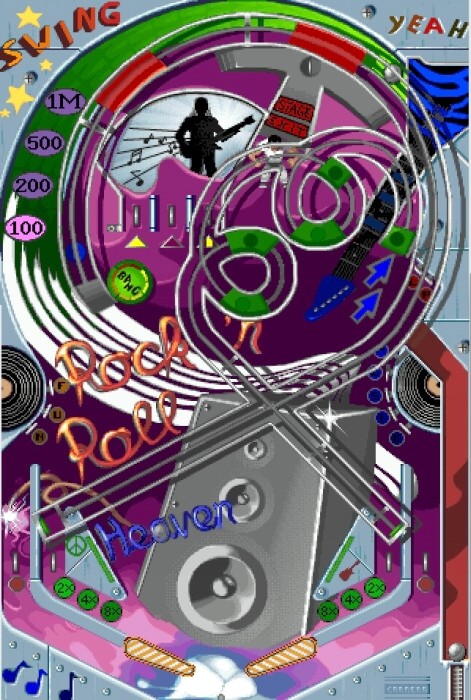 Rock'n'Roll Heaven / PB Wizard 2000 (Ikarion, 1996) Playfield