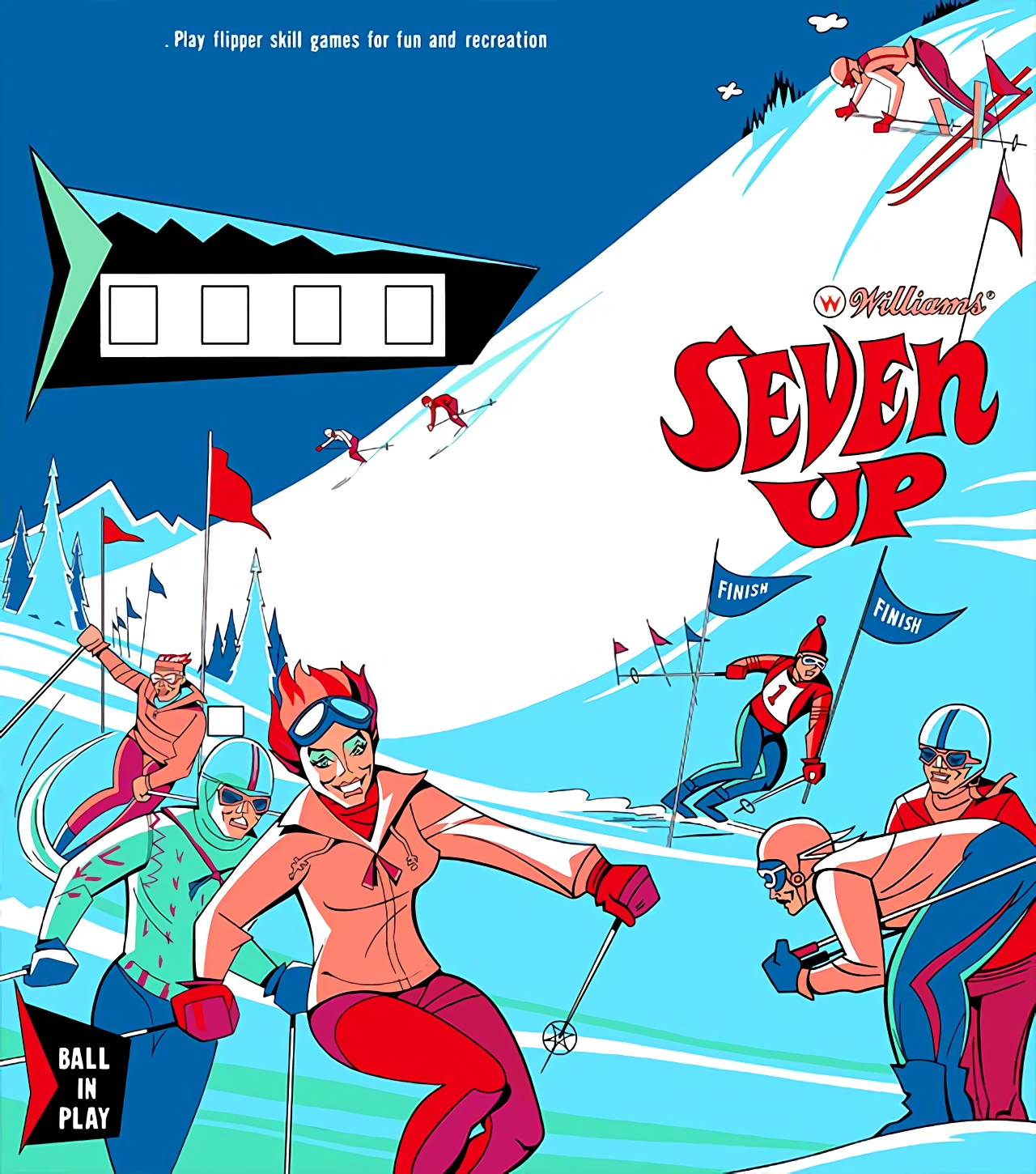 Seven Up (Williams, 1969) (IkeS) Backglass