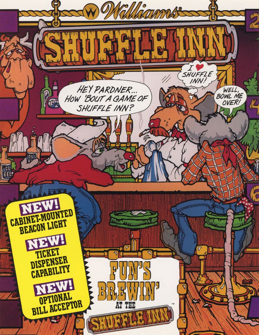 Shuffle Inn (Willams, 1988) Flyer p1