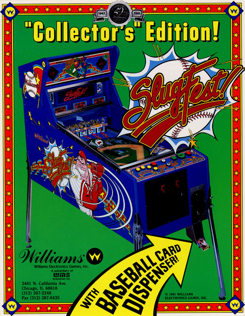 SlugFest (Williams, 1991) Flyer p1