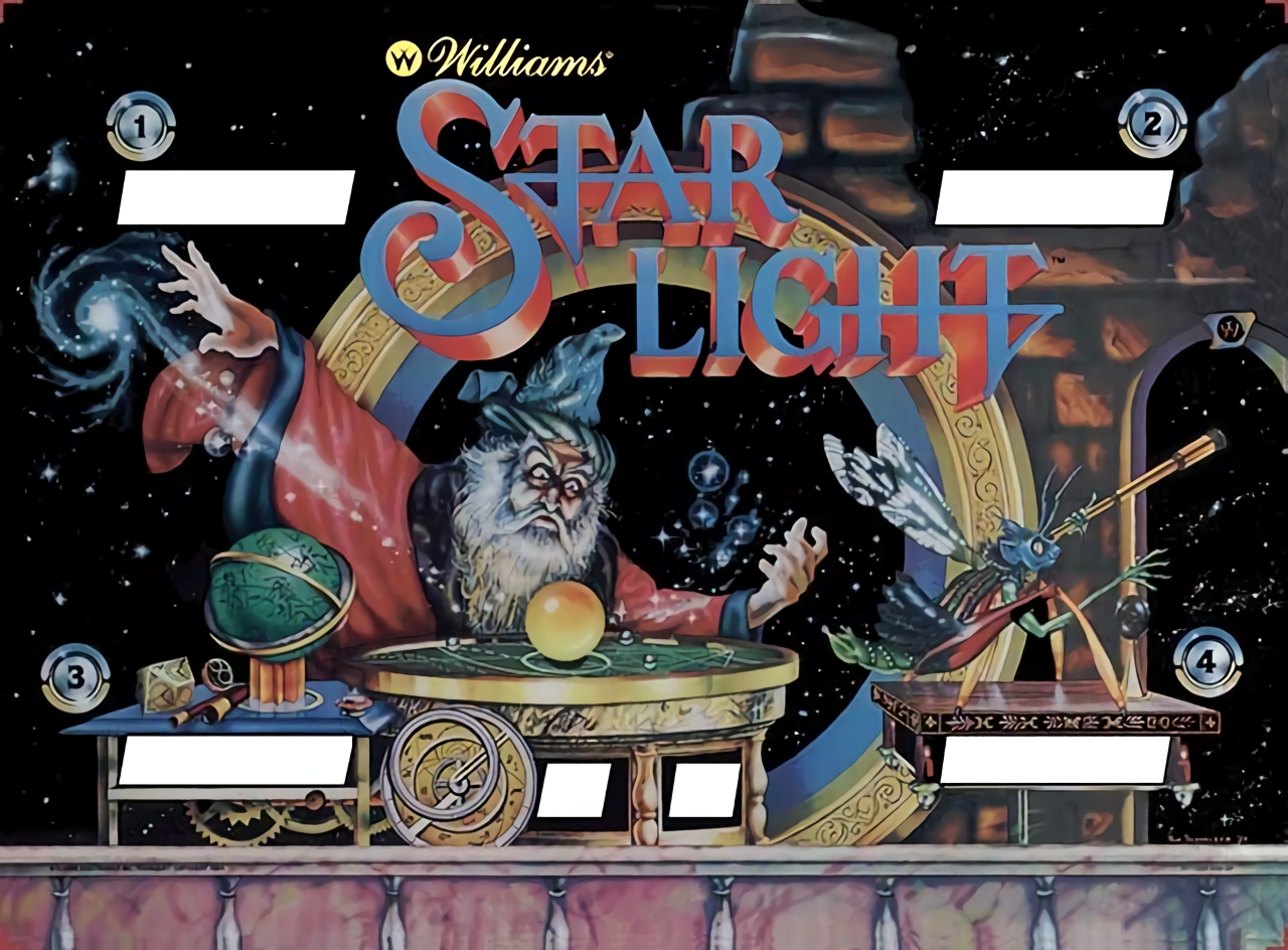 Star Light (Williams, 1984) (IkeS) Backglass
