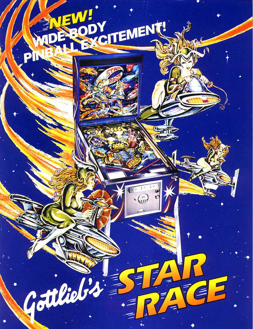 Star Race (Gottlieb, 1980) Flyer (Front)