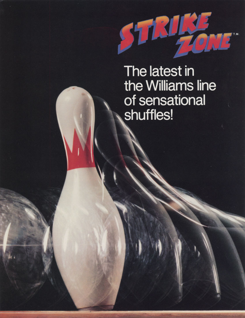 Strike Zone (Williams, 1984) Flyer p1A