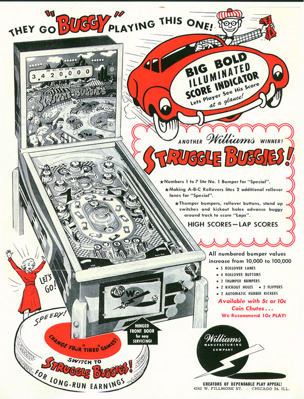 Struggle Buggies (Williams, 1953) Flyer