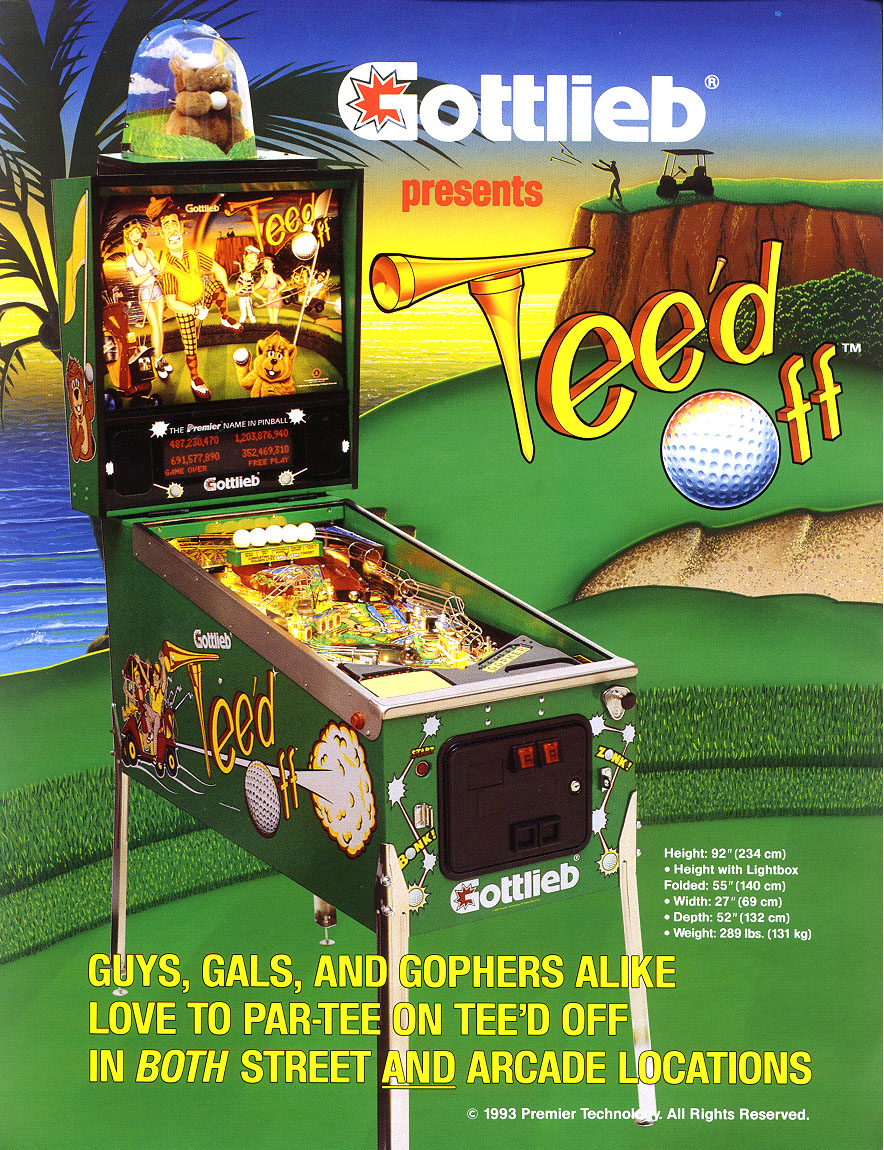 Tee'd Off (Premier, 1993) Flyer (Front)