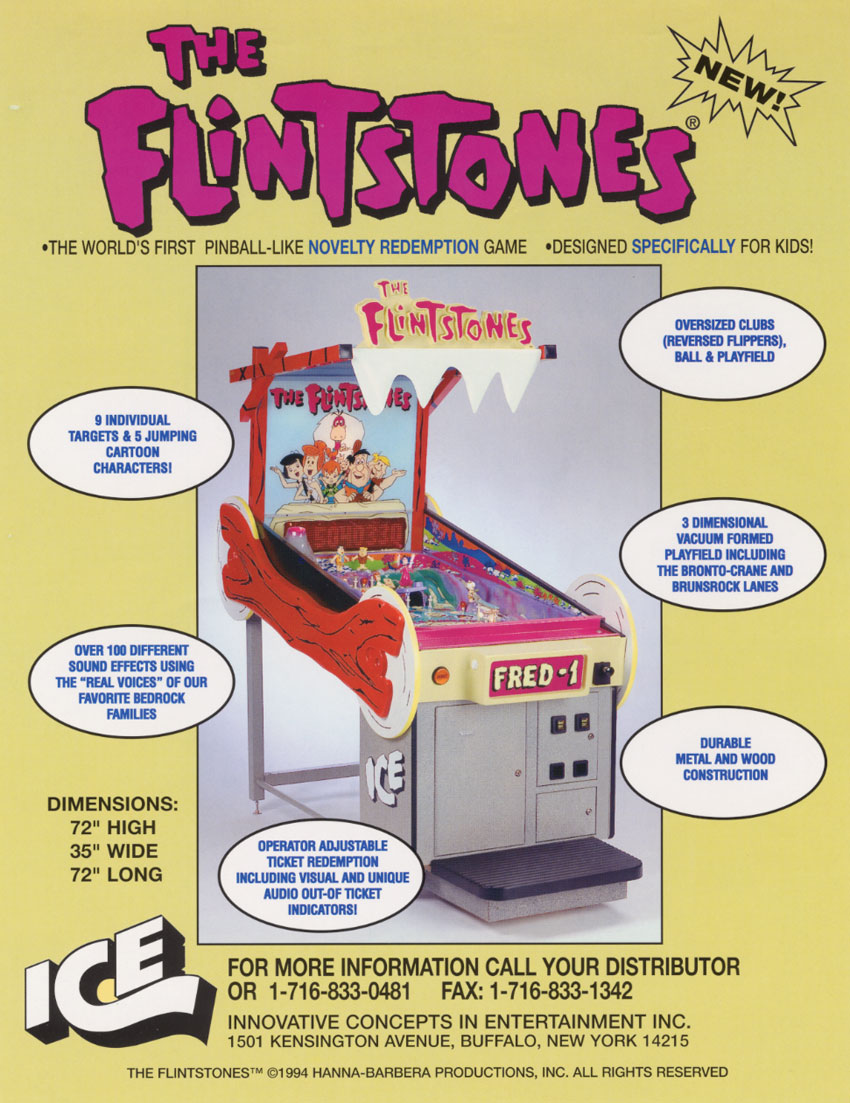 The Flintstones (ICE, 1994) Flyer