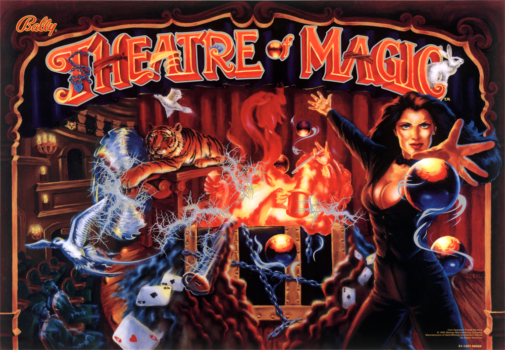 Theatre of Magic (Midway, 1995) (CPR) Backglass