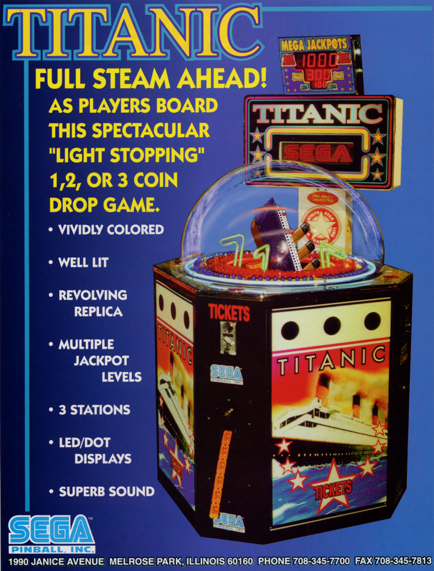 Titanic (Sega, 1998) Flyer