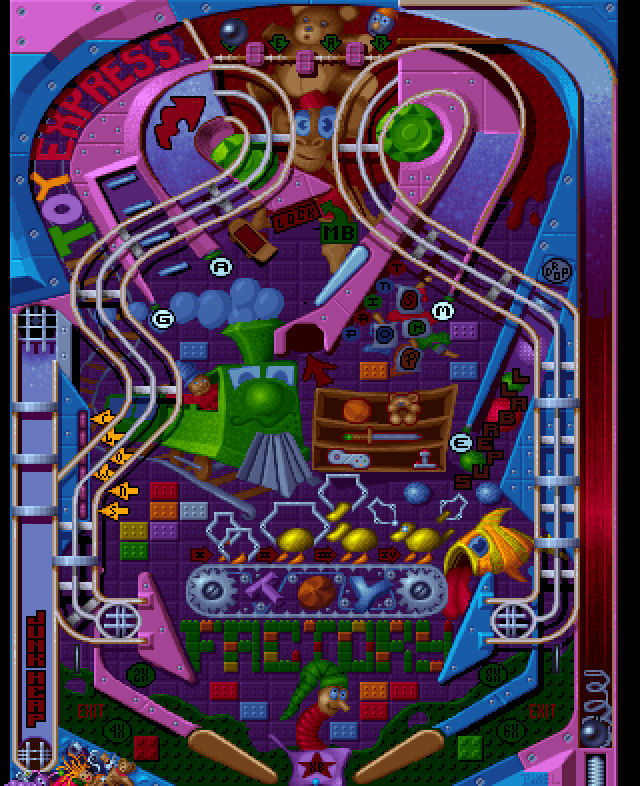 Toy Factory (Epic, 1993) Playfield