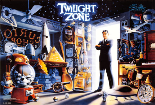 Twilight Zone (Midway, 1993) Backglass