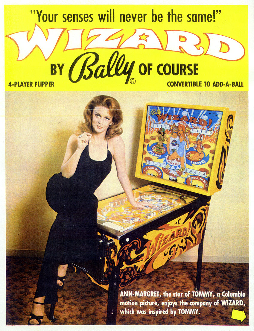 Wizard! (Bally, 1974) Flyer (Front)