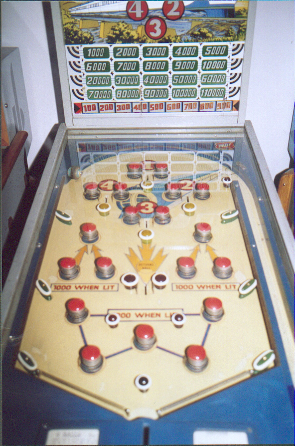 Zephyr (Bally, 1938) Playfield